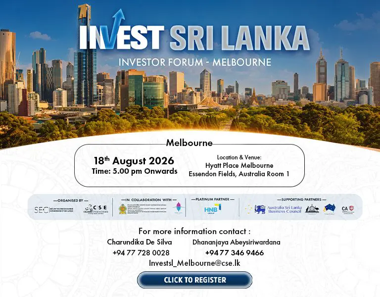 Investor Forum Melbourne, 18 August 2026